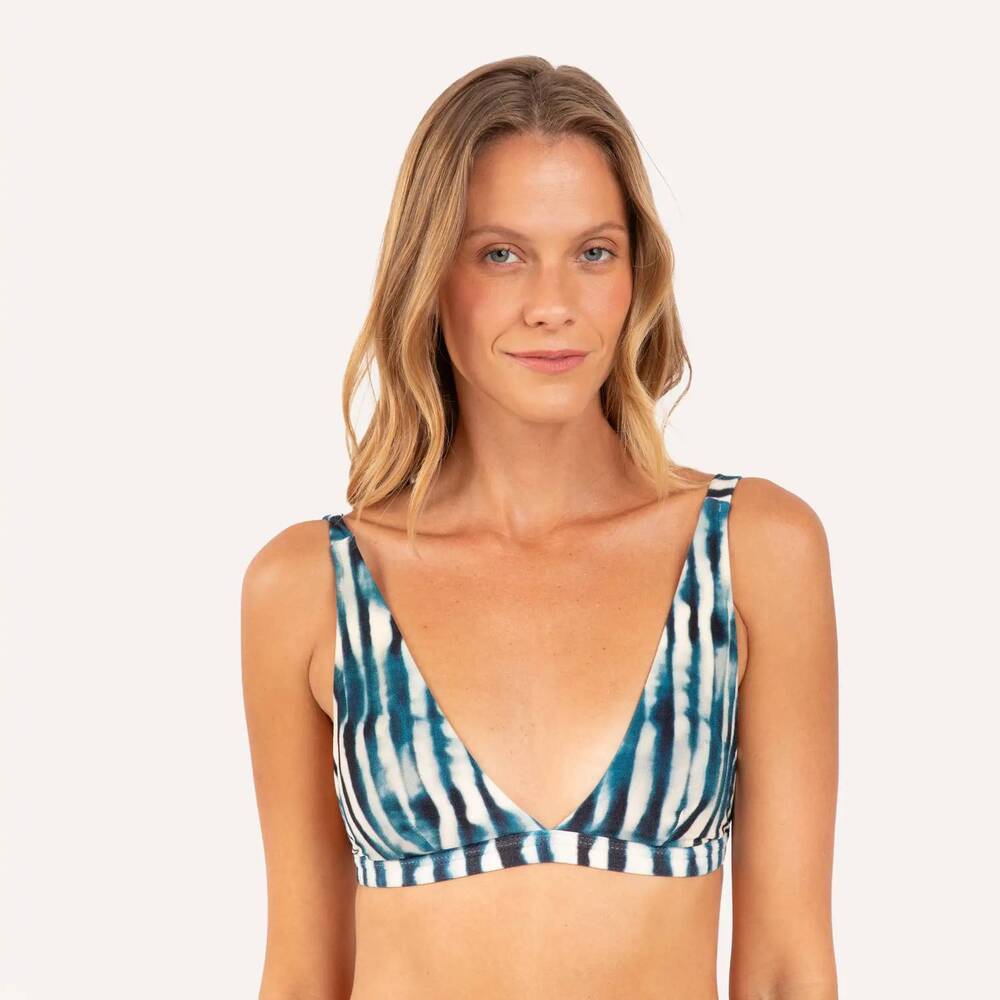 NEW RIO DEL SOL alba bikini top in azul